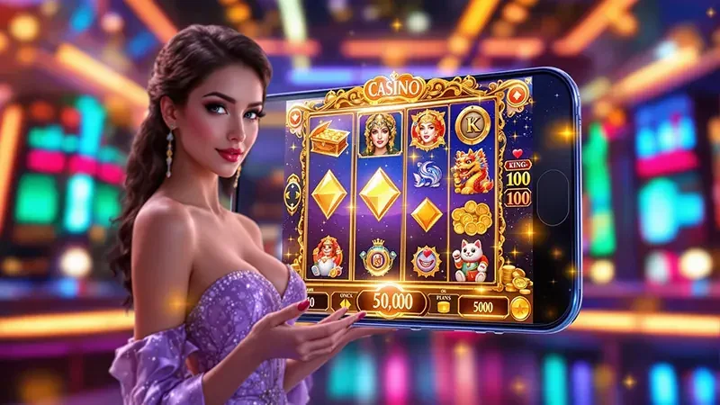 Tampilan permainan slot JOKO4D dengan reel dan simbol berwarna